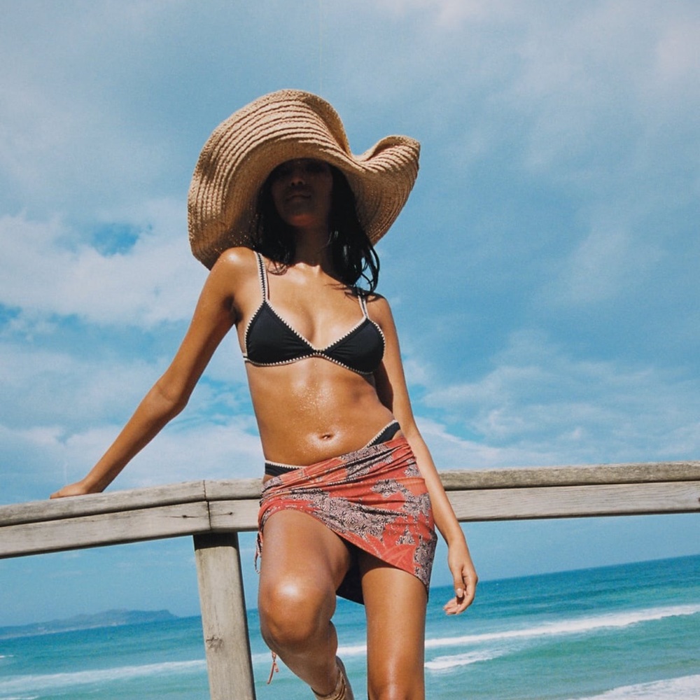 Zara sarong swimsuit cover-up